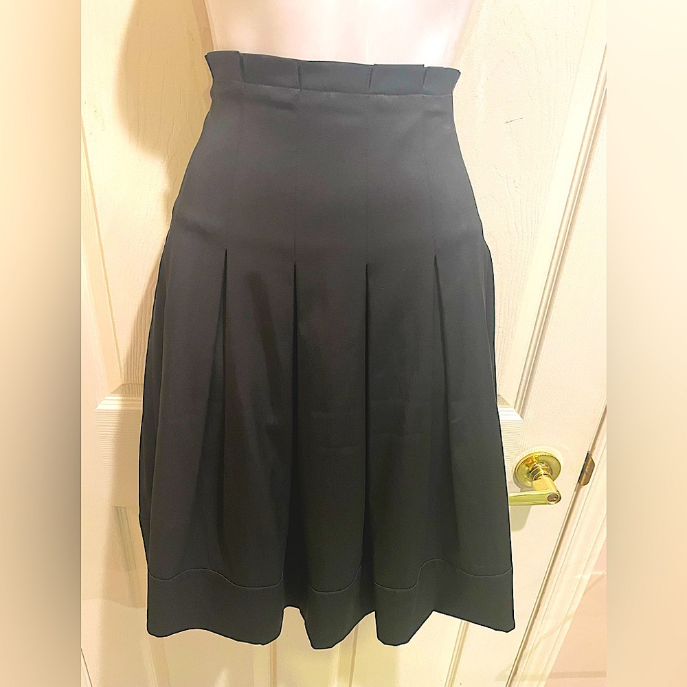 🤩Host Pick🤩NWT Elegant Black full large pleated Women's Skirt